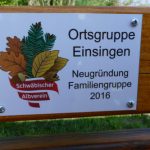 Schild Neugründung Familiegruppe, Foto: Annette Maier