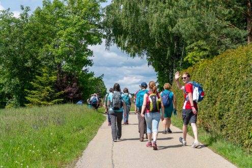 Endlich wieder gemeinsam wandern! Foto: Schwäbischer Albverein