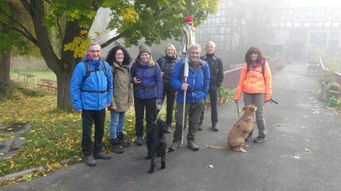 Die tapferen Wimpelwanderer aus Bad Wildungen. Foto: Staatsbad Bad Wildungen