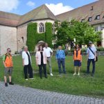 Mobilitätspartner informieren über die Bus- und Bahnverbindungen beim Deutschen Wandertag. Foto: Angela Ehrlich