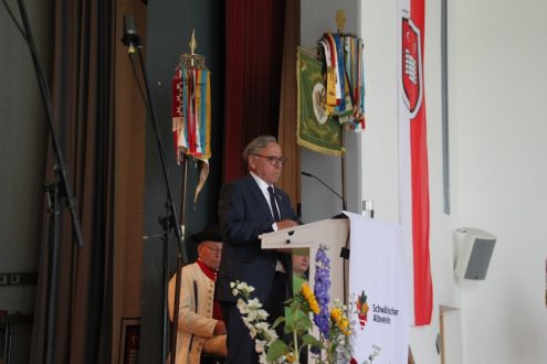 Albvereinspräsident Dr. Hans-Ulrich Rauchfuß. Foto: Erwin Alber